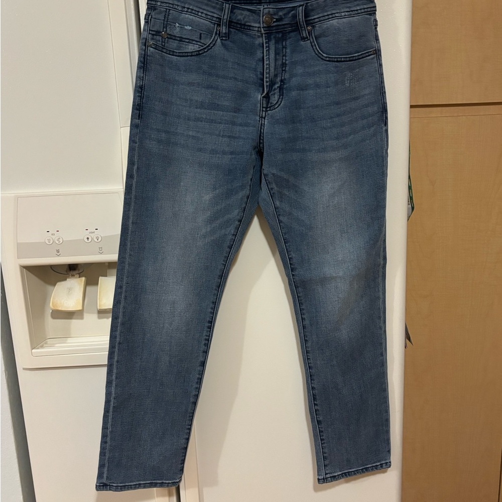Liverpool Men's Dark Blue Straight Jeans
